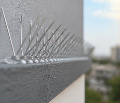 Industrial bird netting for a Gurugram warehouse